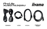 iiyama ProLite XUB2763QSU-B1 computer monitor 68,6 cm (27") 2560 x 1440 Pixels Quad HD LED Zwart