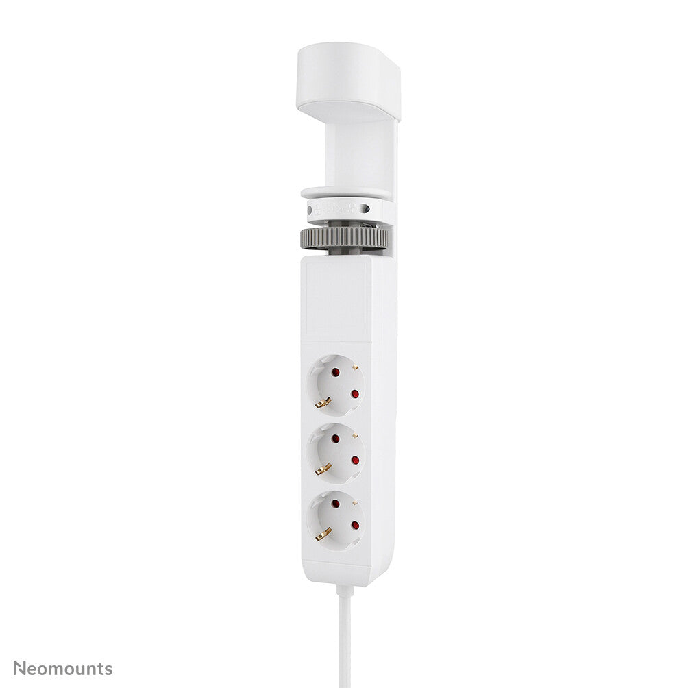 Neomounts DS22-840WH6 Bureaucontactdoos met klem en USB-C en USB-A poorten - Quick-charge