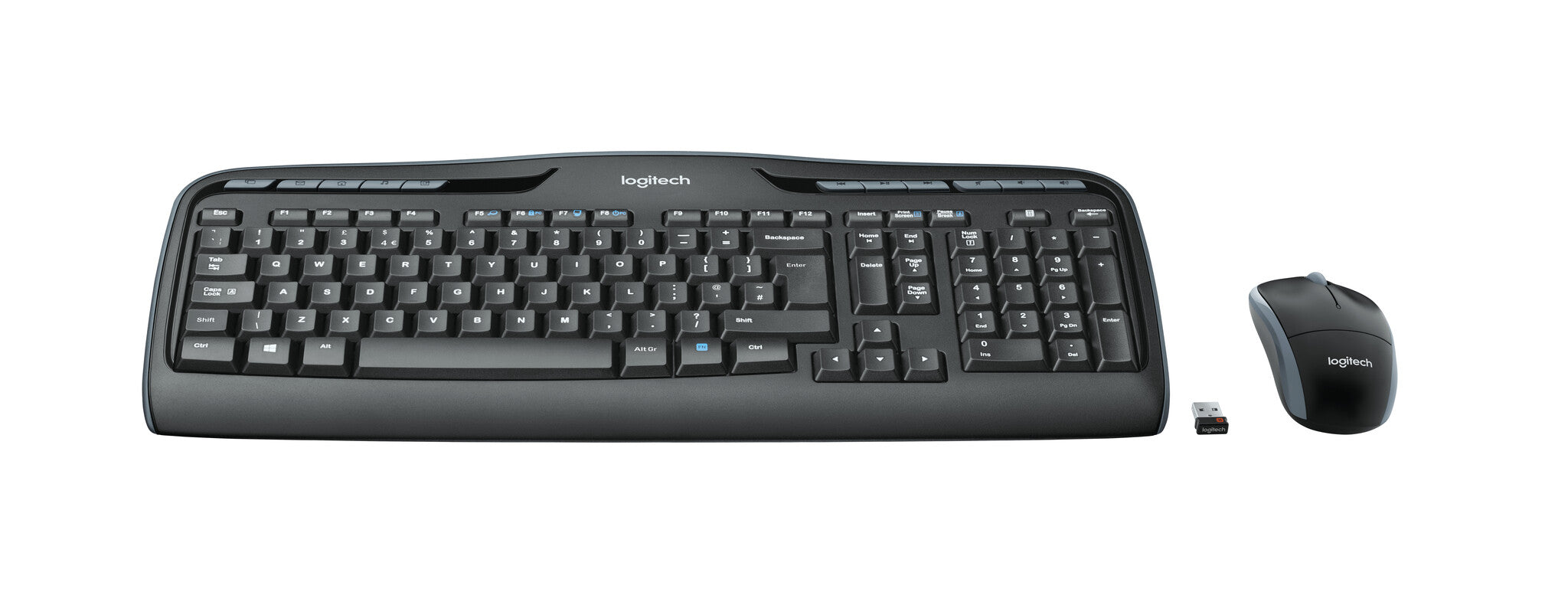 LOGITECH MK330 Wireless Combo 2.4GHZ Black Central (DE)