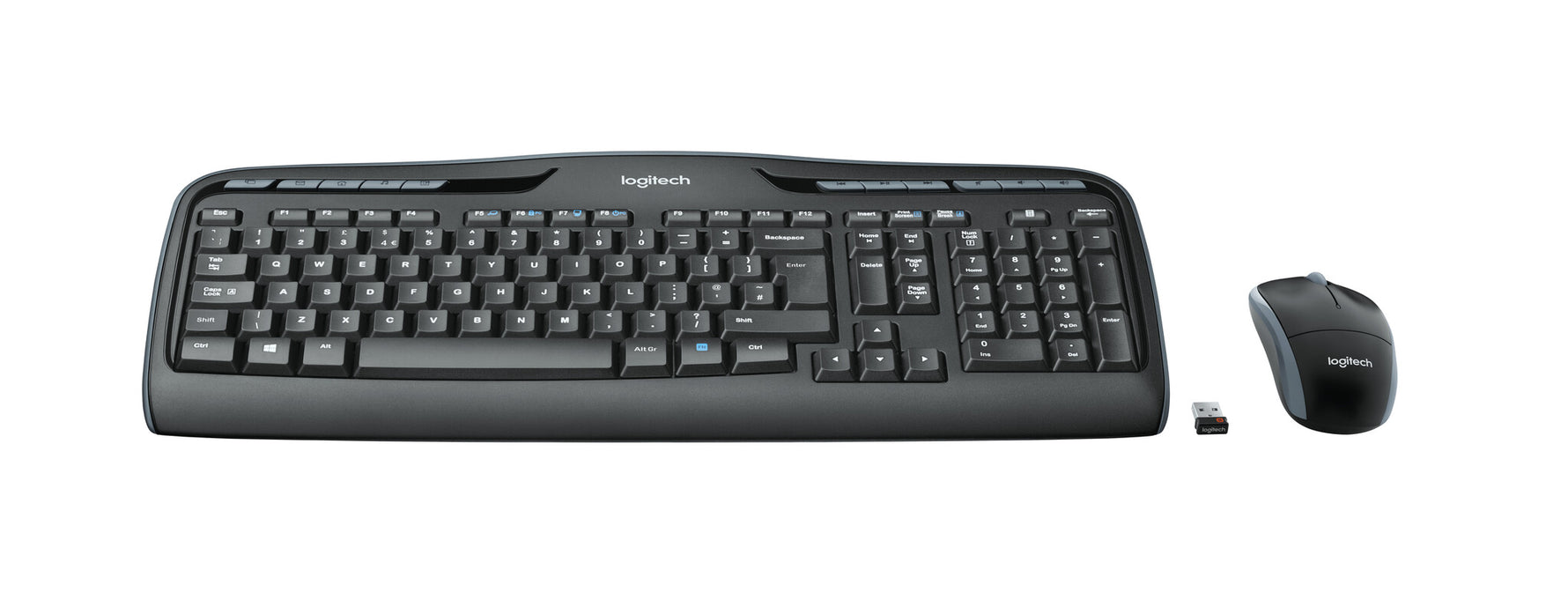 LOGITECH MK330 Wireless Combo 2.4GHZ Black Central (DE)