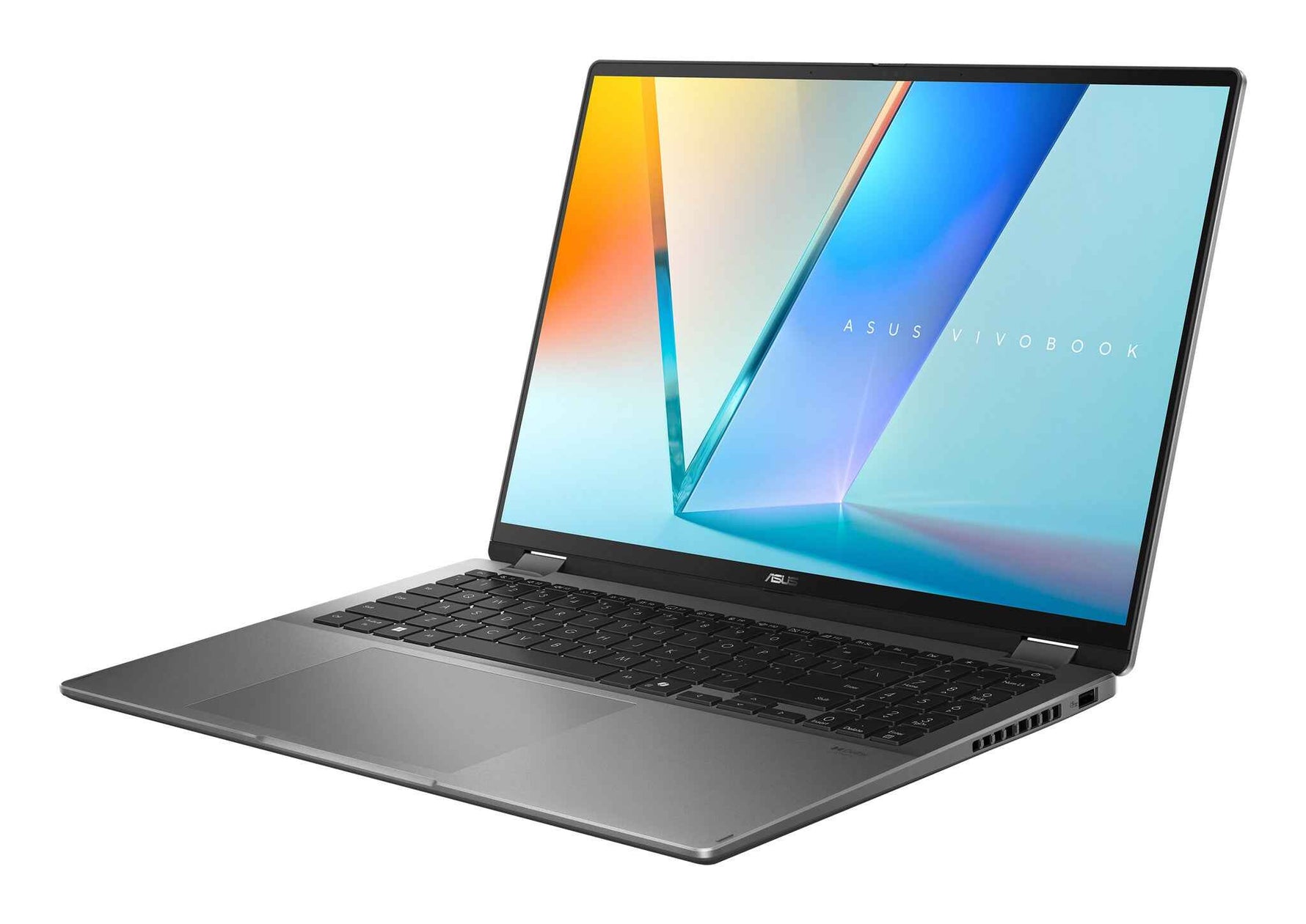ASUS Vivobook 16 Flip TP3607SA-SI099W Copilot+ PC Intel Core Ultra 7 258V Hybride (2-in-1) 40,6 cm (16") Touchscreen WUXGA 32 GB LPDDR5x-SDRAM 1 TB SSD Wi-Fi 7 (802.11be) Windows 11 Home Nederlands Zwart, Grijs