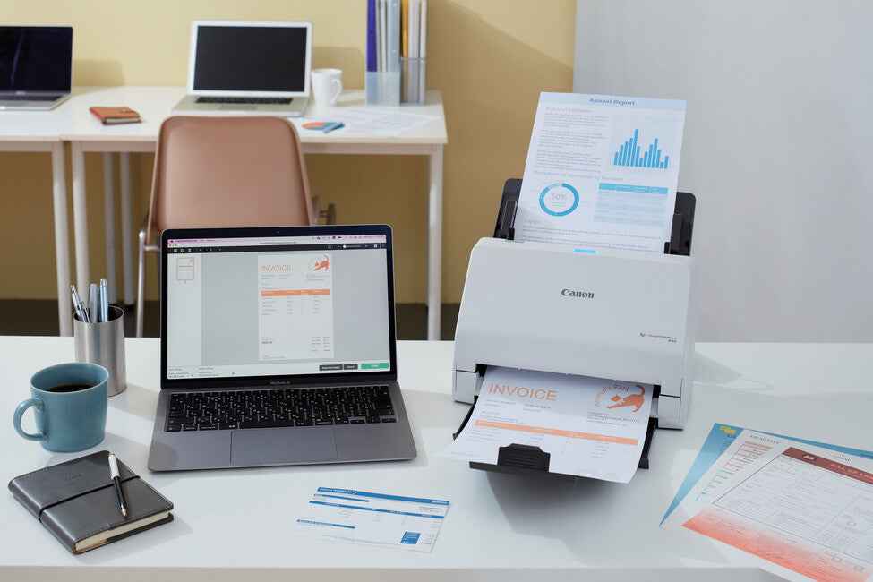 Canon imageFORMULA R30 Scanner met ADF + invoer voor losse vellen 600 x 600 DPI A4 Wit