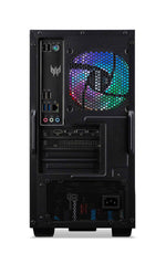 Acer Predator PO3-665 Intel Core Ultra 7 265F 16 GB DDR5-SDRAM 1 TB SSD NVIDIA GeForce RTX 5060 Ti Windows 11 Home Desktop PC Zwart