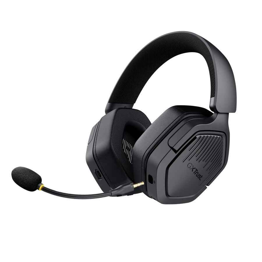 Trust GXT 493PS Carus Headset Bedraad en draadloos Hoofdband Gamen Bluetooth Zwart