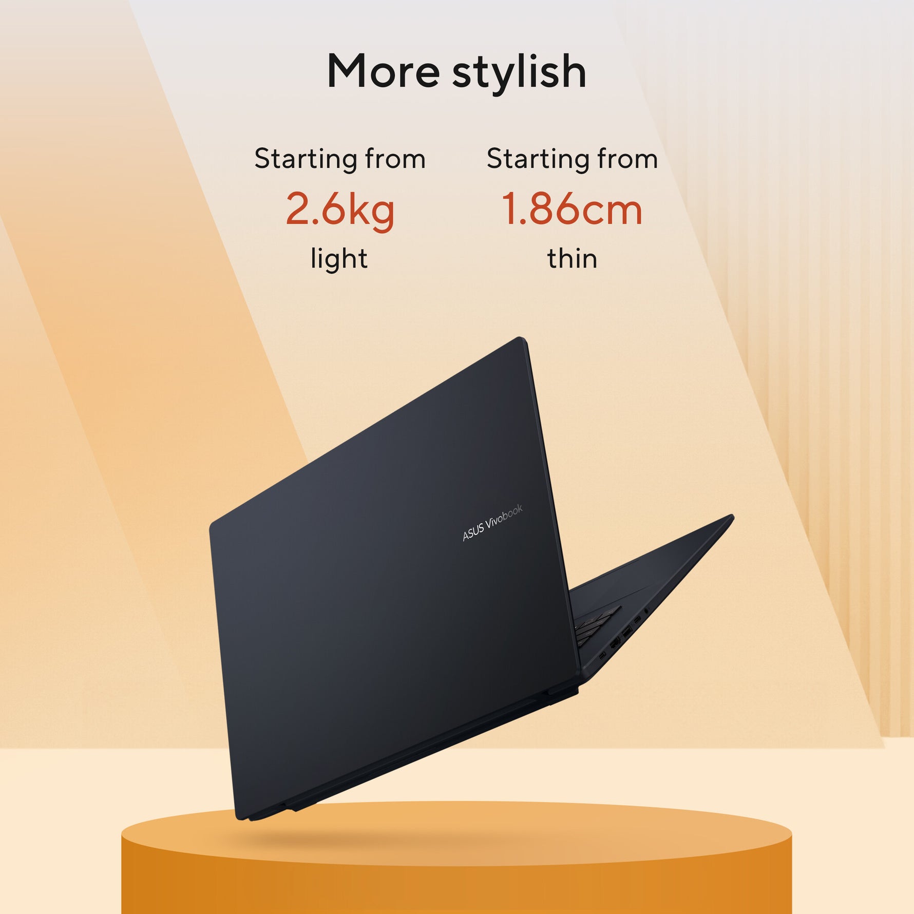ASUS Vivobook 18 M1807HA-S16512W Copilot+ PC AMD Ryzen™ 7 260 Laptop 46,7 cm (18.4") WUXGA 16 GB DDR5-SDRAM 512 GB SSD Wi-Fi 6 (802.11ax) Windows 11 Home Nederlands Blauw
