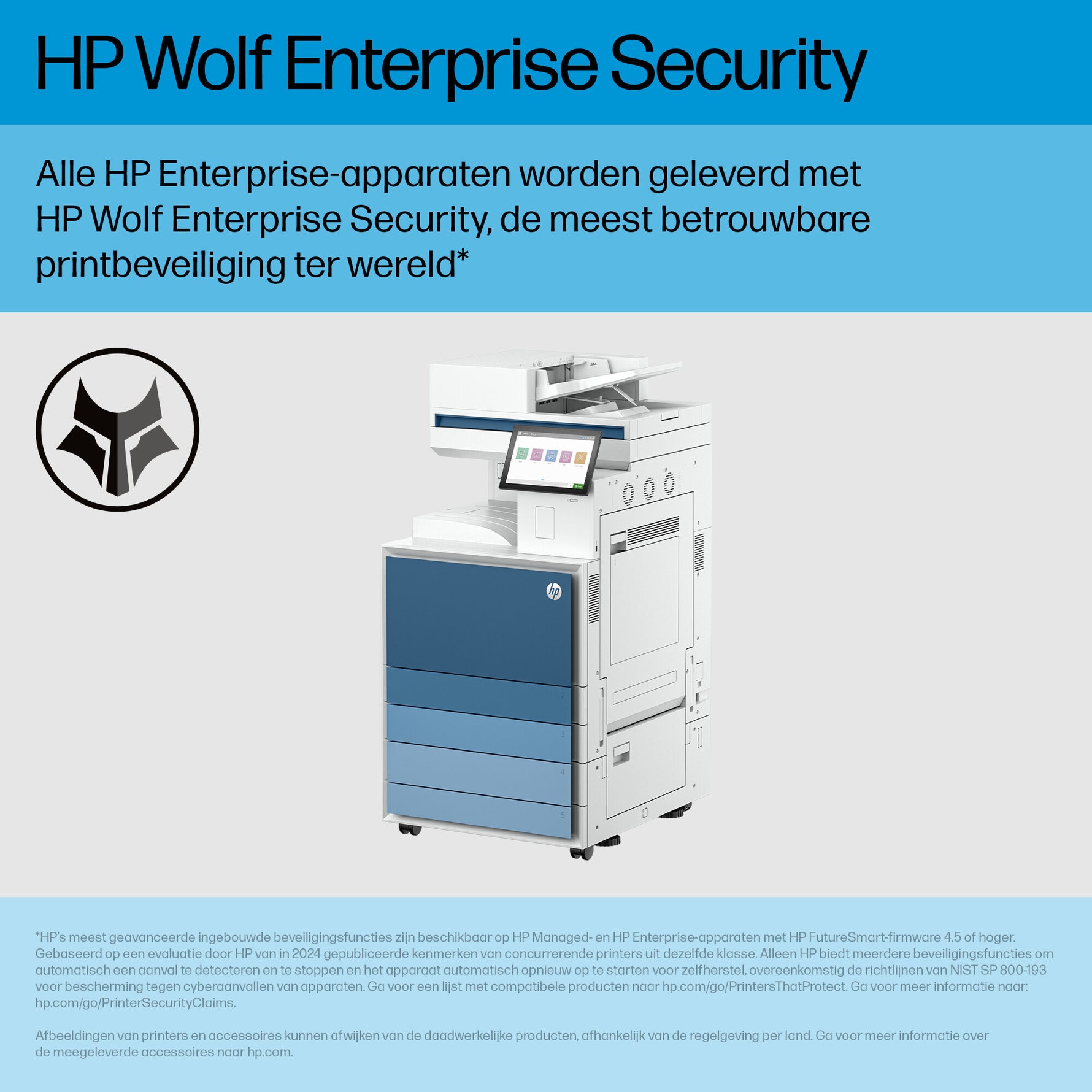 HP LaserJet Enterprise LaserJet Ent MFP 8601DN Printer Europe - Multilingual Localization Laser A3 1200 x 1200 DPI 70 ppm Wifi