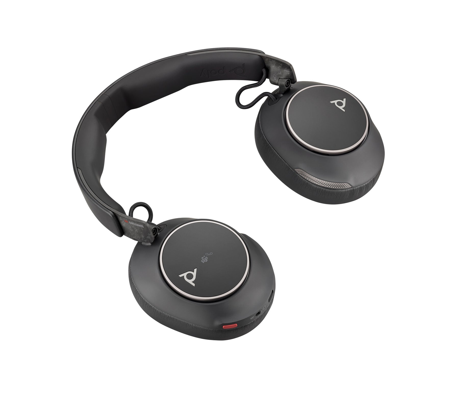 HP Poly Voyager Surround 80 UC Microsoft Teams Certified USB-C Headset + USB-C/A-adapter