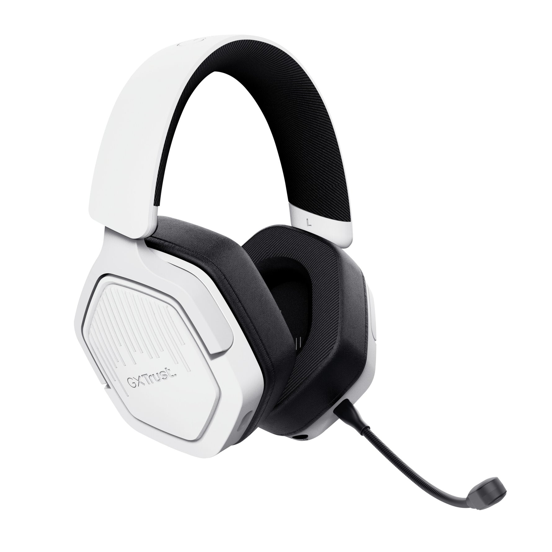 Trust GXT 493W Carus Headset Bedraad en draadloos Hoofdband, Helm Gamen USB Type-C / USB Type-A Bluetooth Wit