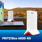 Box FRITZ! 6825 4G International draadloze router Gigabit Ethernet Single-band (2.4 GHz) Wit