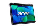 Acer TravelMate Spin 14 TMP414RN-54 Intel Core Ultra 7 155U Hybride (2-in-1) 35,6 cm (14") Touchscreen WUXGA 32 GB DDR5-SDRAM 1 TB SSD Wi-Fi 6E (802.11ax) Windows 11 Pro Nederlands Blauw