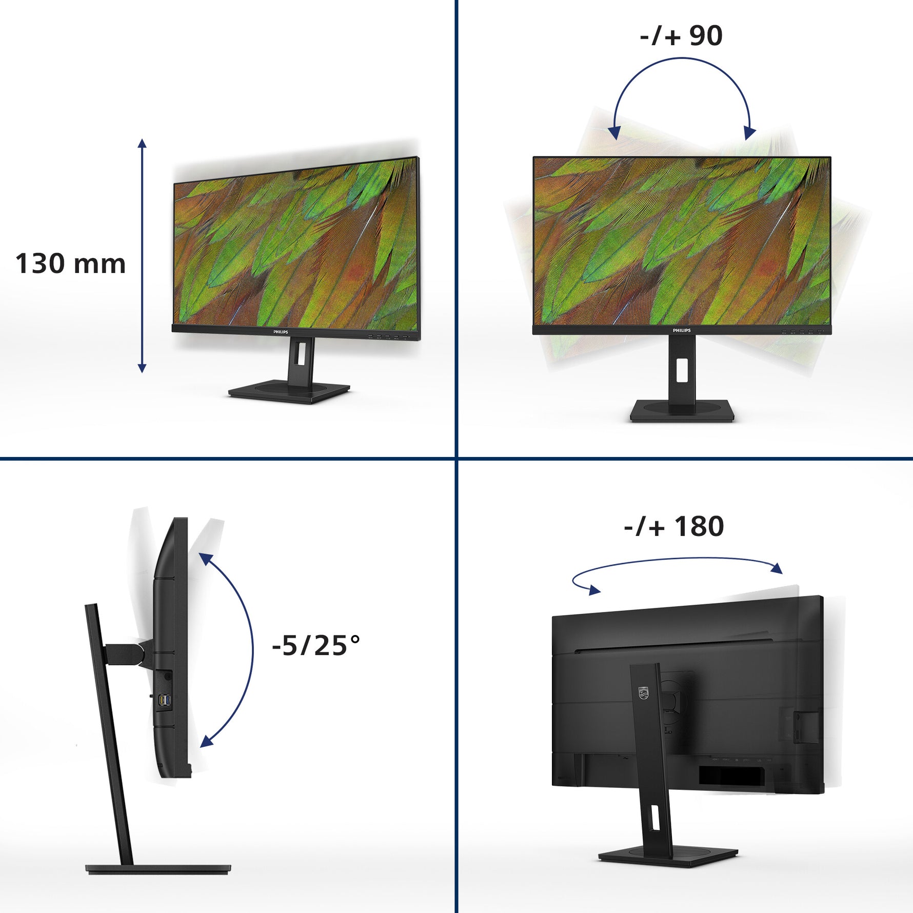 Philips 3000 series 27B1U3900/00 computer monitor 68,6 cm (27