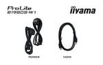 iiyama ProLite B1980S-W1 computer monitor 48,3 cm (19") 1280 x 1024 Pixels SVGA LED Wit