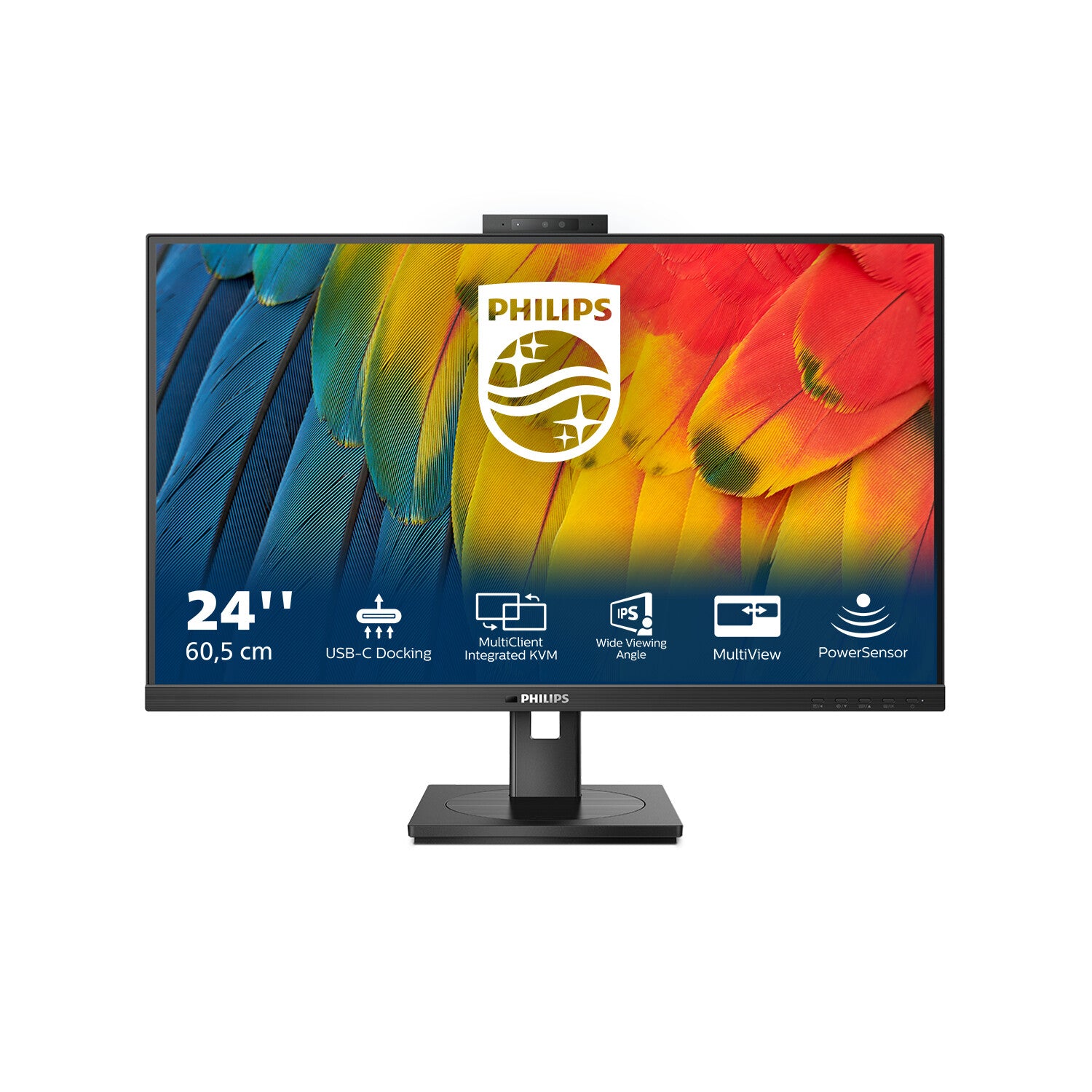 Philips 5000 series 24B1U5301H/00 LED display 60,5 cm (23.8") 1920 x 1080 Pixels Full HD LCD Zwart