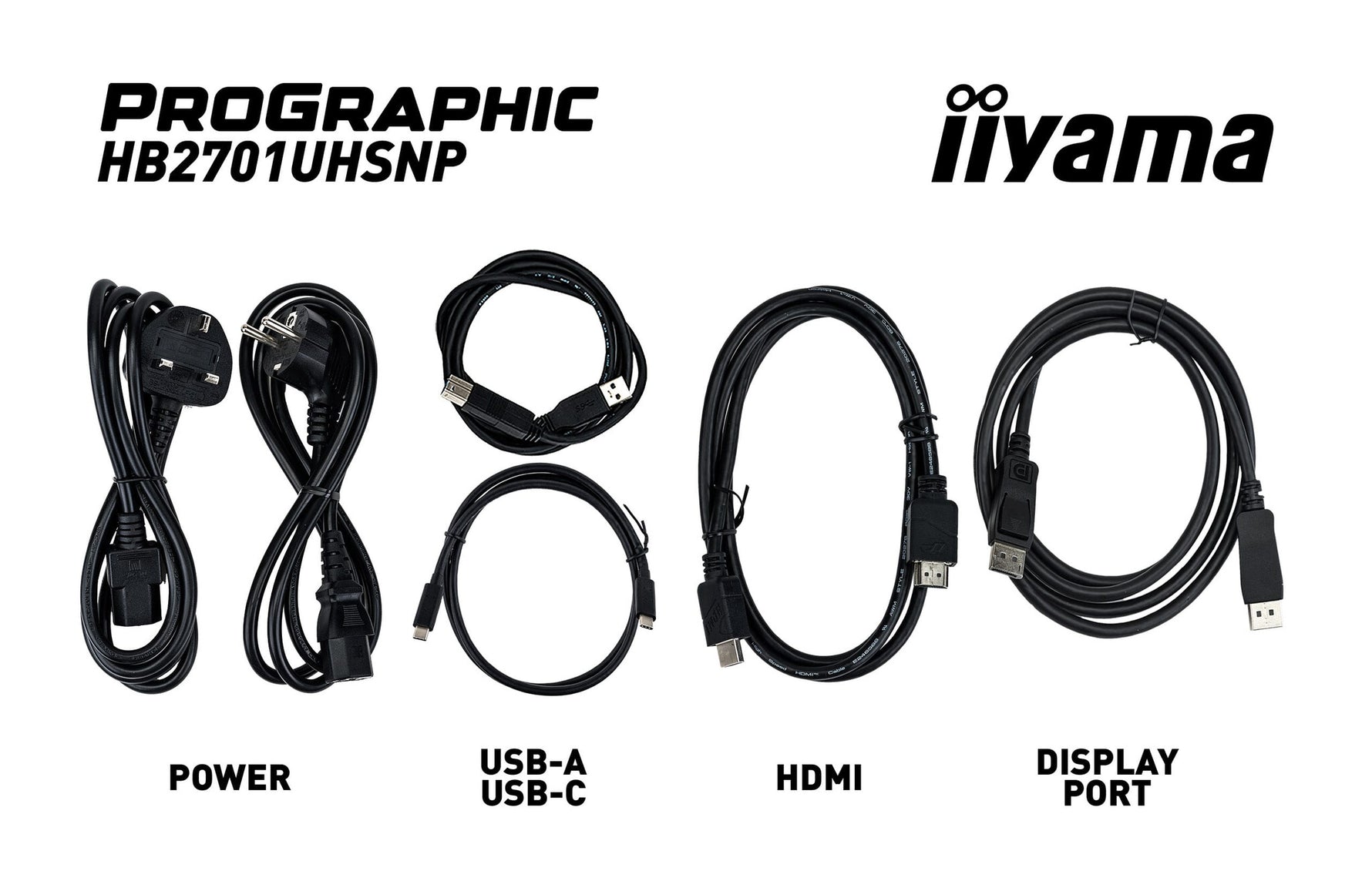 iiyama PROGRAPHIC HB2701UHSNP-B1 computer monitor 68,6 cm (27") 3840 x 2160 Pixels 4K Ultra HD LCD Zwart