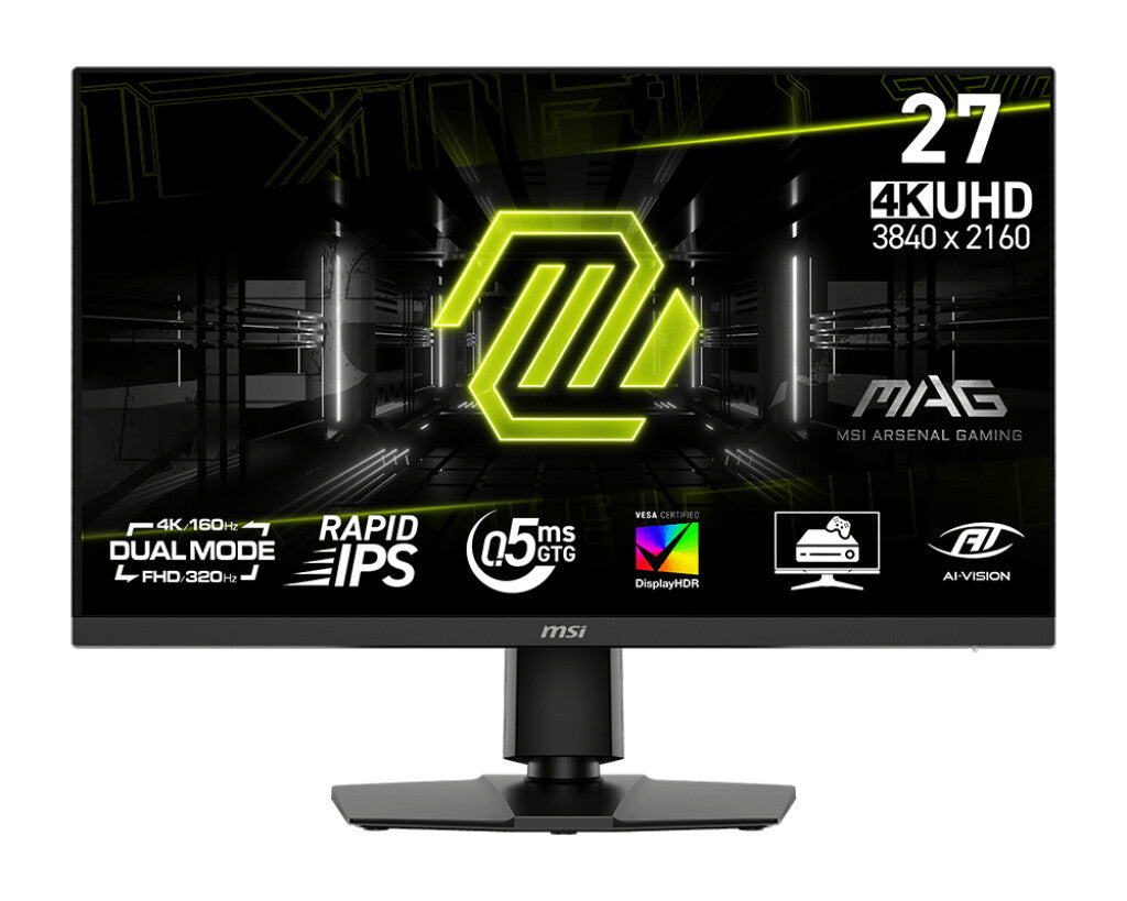 MSI MAG 272URDF E16 computer monitor 68,6 cm (27") 3840 x 2160 Pixels 4K Ultra HD Zwart