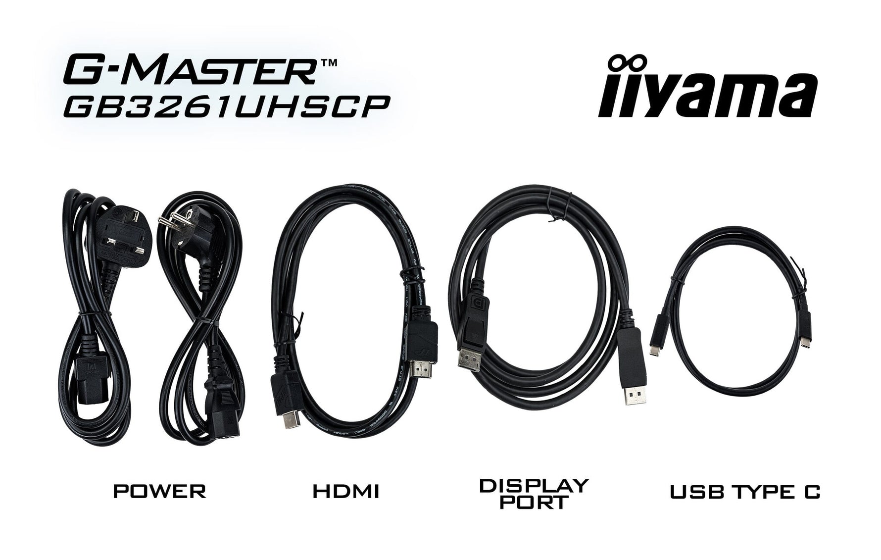 iiyama G-MASTER GB3261UHSCP-B1 computer monitor 80 cm (31.5") 3840 x 2160 Pixels 4K Ultra HD LED Zwart