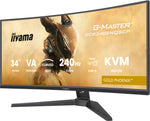 iiyama G-MASTER GCB3486WQSCP-B1 computer monitor 86,4 cm (34") 3440 x 1440 Pixels UltraWide Quad HD Zwart