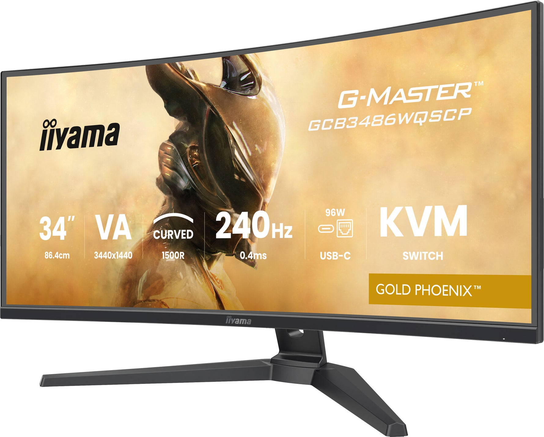 iiyama G-MASTER GCB3486WQSCP-B1 computer monitor 86,4 cm (34