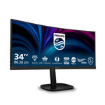 Philips 3000 series 34B2U3600C/00 computer monitor 86,4 cm (34") 3440 x 1440 Pixels Wide Quad HD LCD Zwart