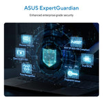 ASUS ExpertBook B5 B5405CCA-LY1723X Intel Core Ultra 7 255H Laptop 35,6 cm (14") WUXGA 16 GB DDR5-SDRAM 512 GB SSD Wi-Fi 7 (802.11be) Windows 11 Pro Zwart QWERTY US International