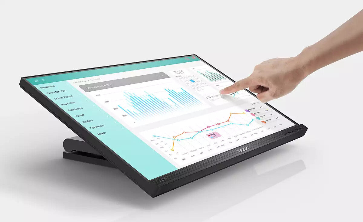 Philips B Line 222B1TC/00 computer monitor 54,6 cm (21.5") 1920 x 1080 Pixels Full HD LED Touchscreen Zwart