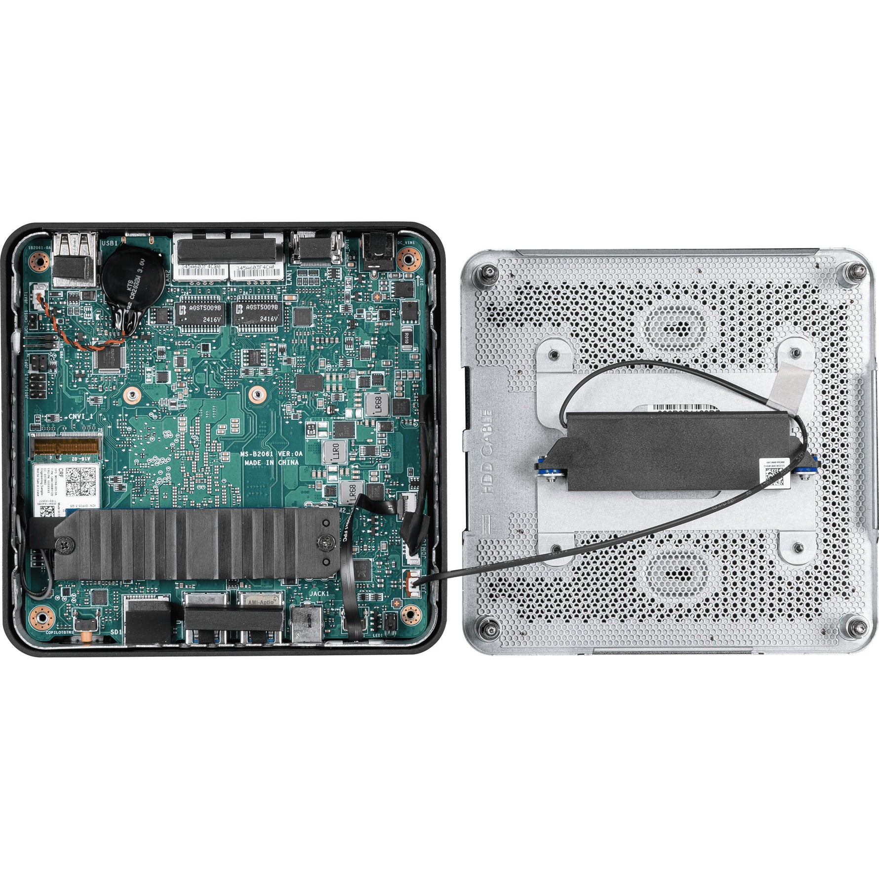 MSI Cubi NUC AI+ 2MG-002EU Copilot+ PC Intel Core Ultra 7 258V 32 GB LPDDR5x-SDRAM 1 TB SSD Windows 11 Home Mini PC Zwart