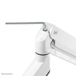 Neomounts NM-D775DXWHITE Monitorarm 10-32" - gasveer - Topfix - 180°-stop