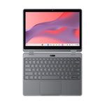 Lenovo Chrome 500e 2in1 G5 M89 MediaTek Kompanio 540 Chromebook 31 cm (12.2") Touchscreen WUXGA 8 GB LPDDR5x-SDRAM 64 GB UFS Wi-Fi 6E (802.11ax) ChromeOS Engels Grijs