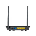 ASUS RT-N12E C1 N300 draadloze router Fast Ethernet Single-band (2.4 GHz) Zwart, Metallic