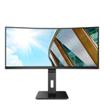 AOC P2 CU34P2A computer monitor 86,4 cm (34") 3440 x 1440 Pixels Quad HD LED Zwart