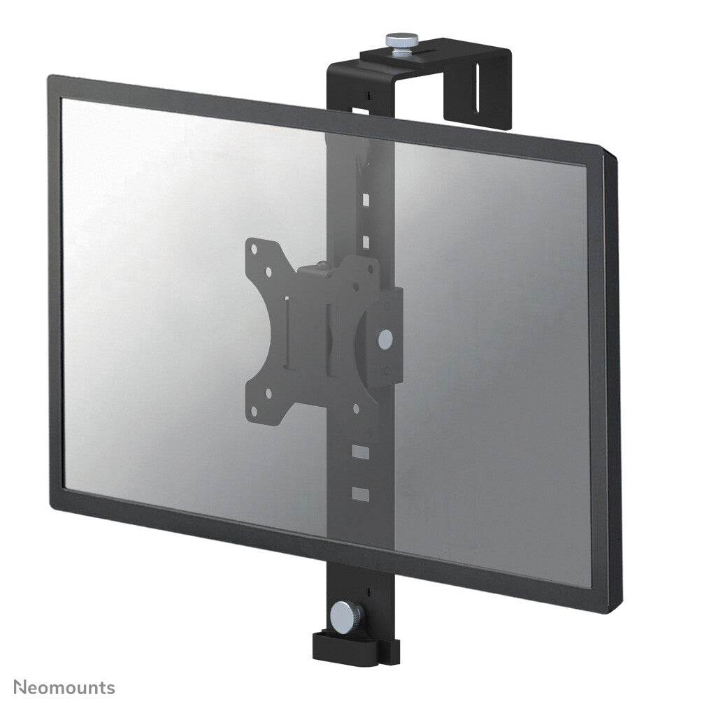 Neomounts FPMA-CH100BLACK Monitorarm 10-30" - voor scheidingswand - roteerbaar