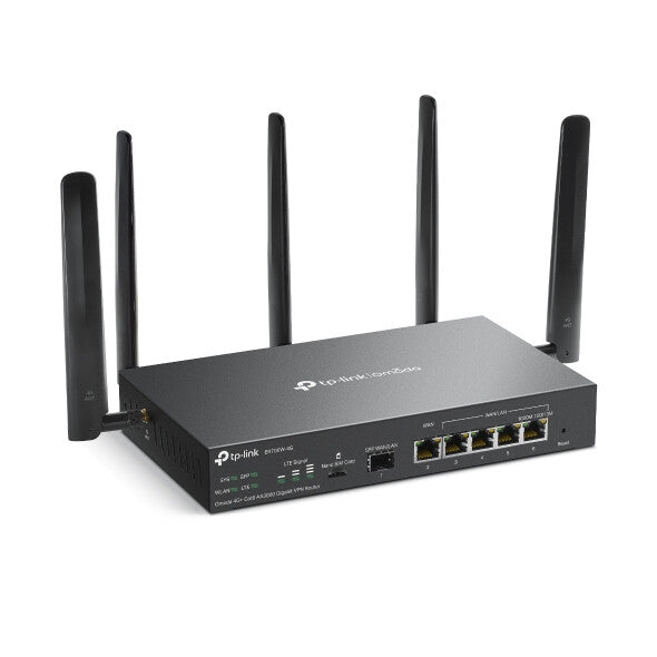 TP-Link Omada ER706W-4G draadloze router Gigabit Ethernet Dual-band (2.4 GHz / 5 GHz) Zwart