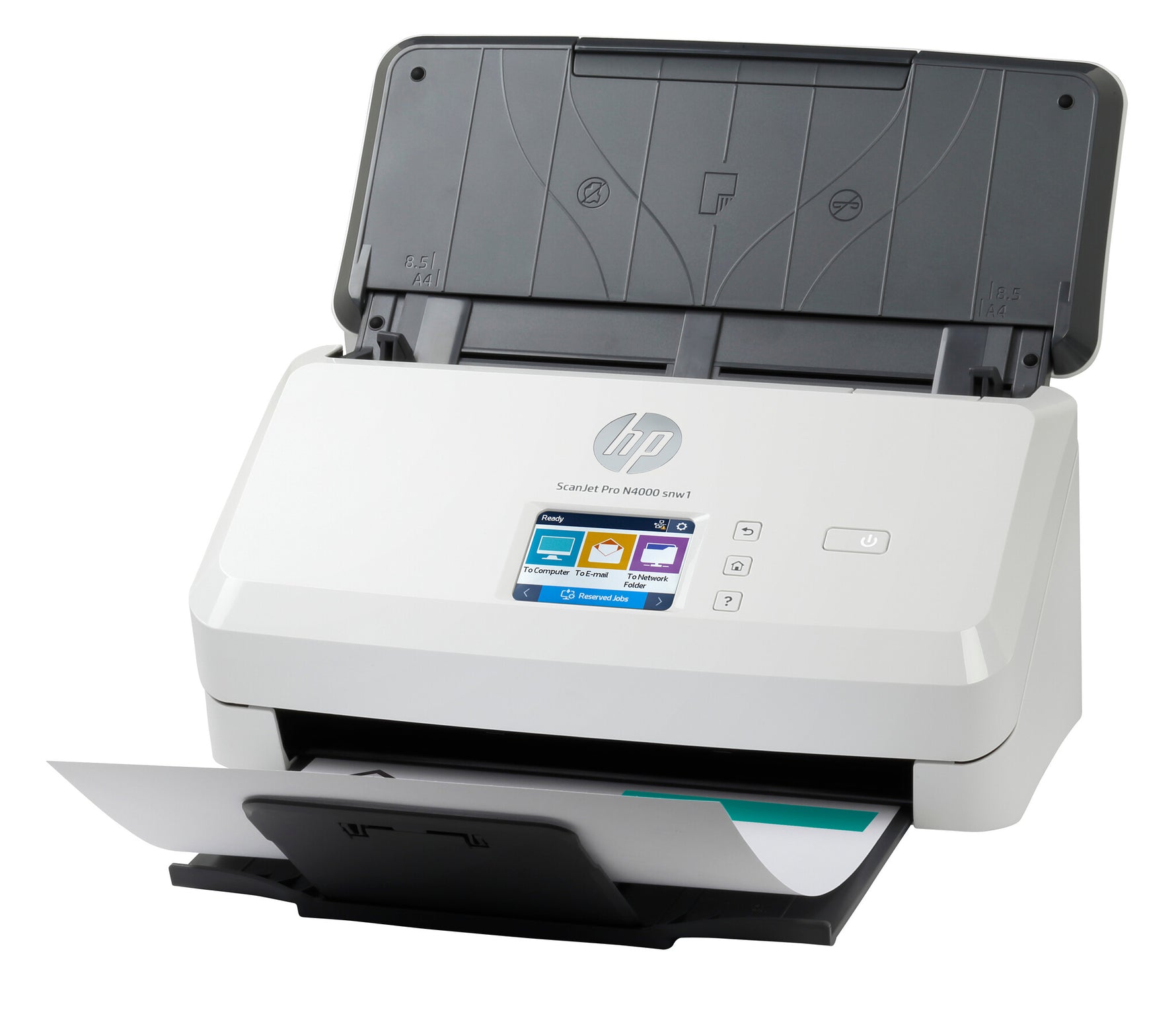 HP ScanJet Pro N4000 snw1 Paginascanner 600 x 600 DPI A4 Zwart, Wit