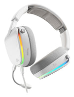 Glorious Gaming Glorious GHS Eternal RGB - Stereo RGB headset voor pc, PS5, PS4, Switch - Custom-tuned, gekantelde drivers, verstelbare, kristalheldere, afneembare mic, USB-C - Duurzaam, dag/nacht comfort - Wit