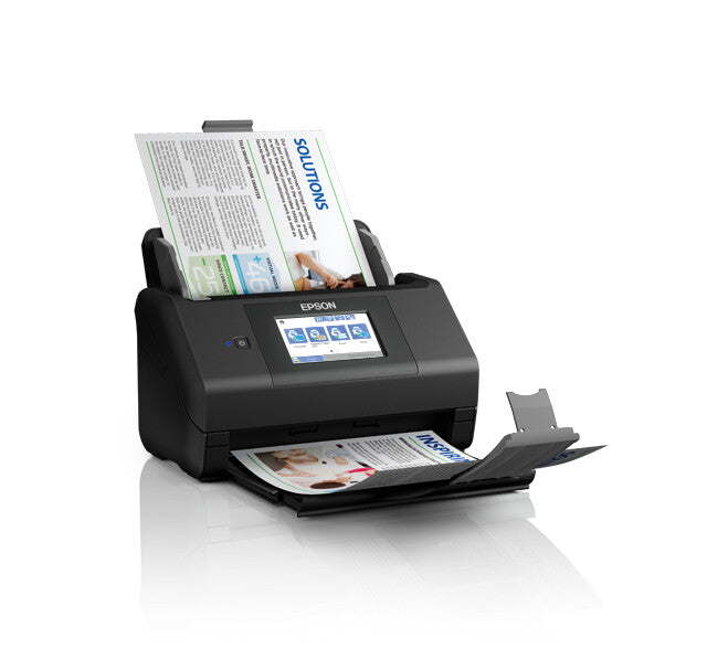 Epson WorkForce ES-580W, A4 automatische duplexscanner met Wi-Fi en gebruiksvriendelijk touchscreen