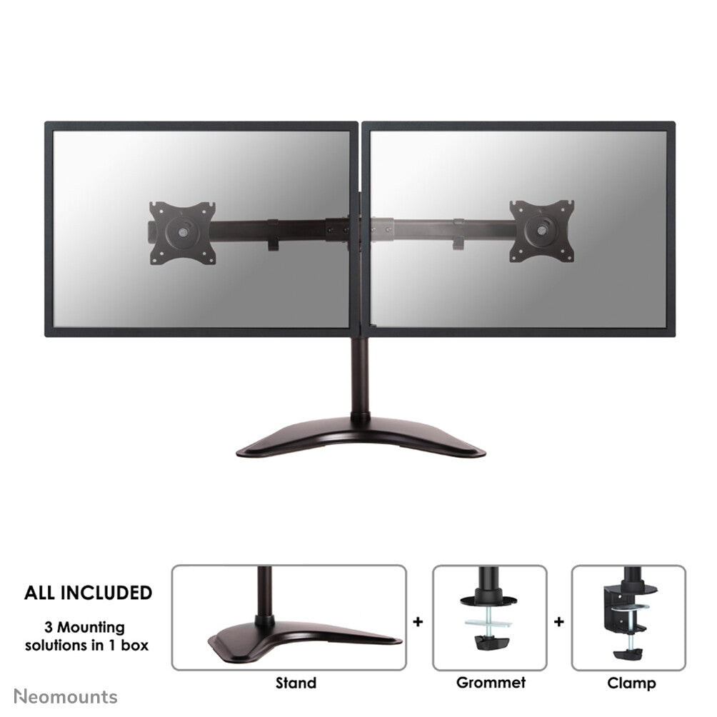 Neomounts NM-D335DBLACK Monitorstandaard 10-27"