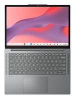 Lenovo Chrome 14M8911 MediaTek Kompanio 540 Chromebook 35,6 cm (14") WUXGA 4 GB LPDDR5x-SDRAM 64 GB UFS Wi-Fi 6E (802.11ax) ChromeOS Belgisch Grijs