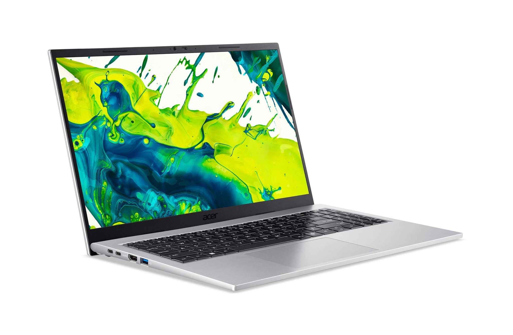 Acer Aspire Go 15 AG15-72P-72ET Intel Core 7 150U Laptop 39,6 cm (15.6") Full HD 24 GB DDR5-SDRAM 512 GB SSD Wi-Fi 6 (802.11ax) Windows 11 Home US International Zilver