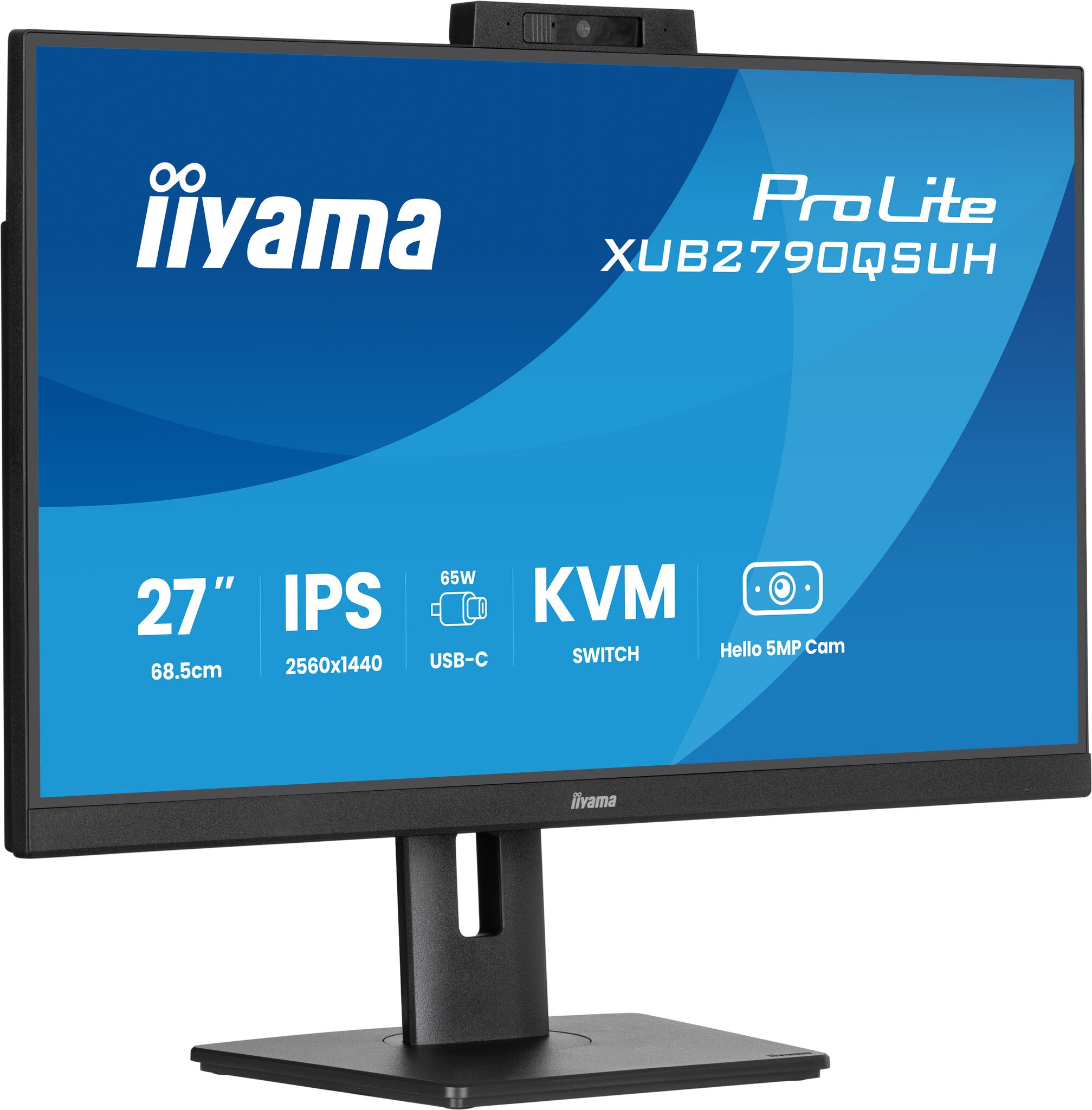 iiyama ProLite XUB2790QSUH-B2 computer monitor 68,6 cm (27") 2560 x 1440 Pixels Quad HD LED Zwart