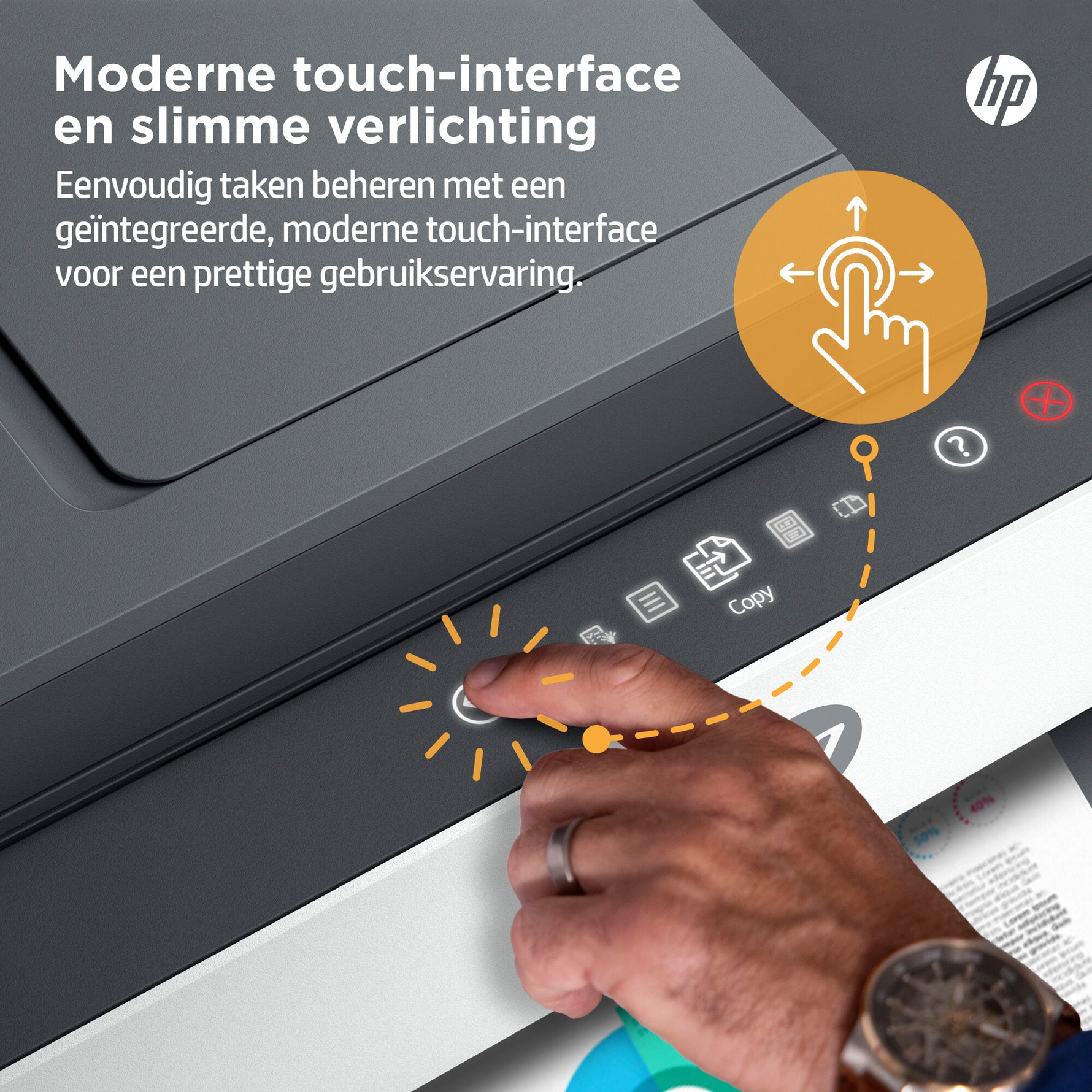 HP Smart Tank 7605 Draadloos All-in-One Kleur Printer, Dubbelzijdig printen; Kopieerapparaat, Scanner