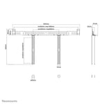 Neomounts AWL29-750BL1 Videobar/soundbar houder VESA - max 10 kg - universeel