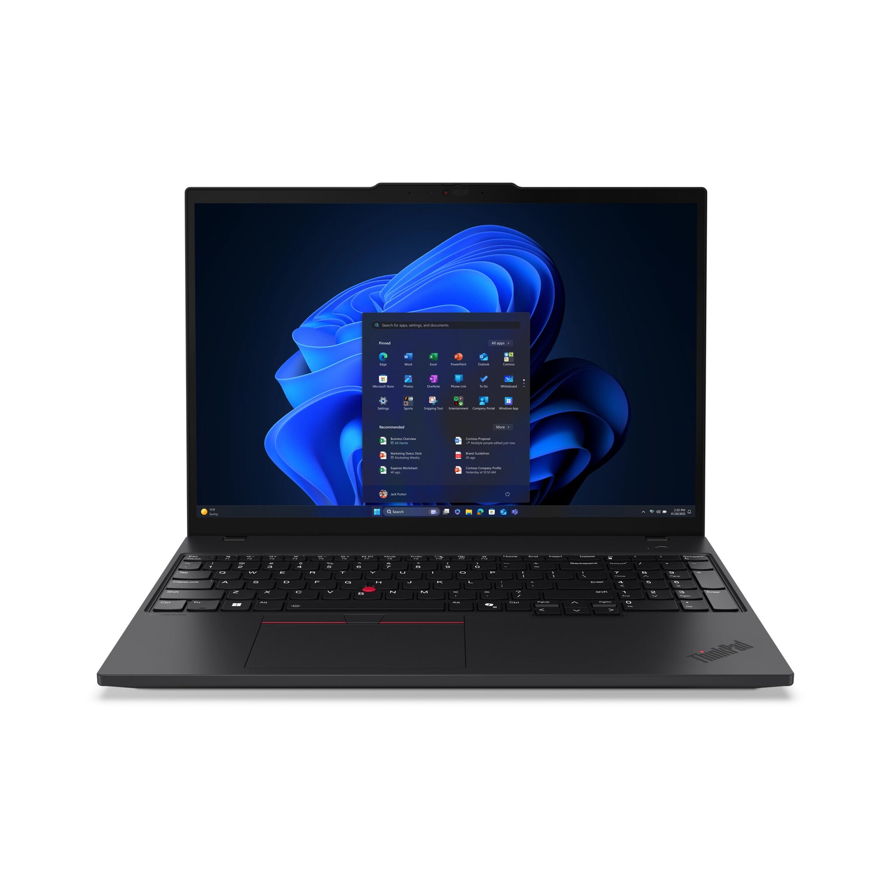 Lenovo ThinkPad T16 Gen 4 (Intel) Intel Core Ultra 5 225U Laptop 40,6 cm (16") WUXGA 16 GB DDR5-SDRAM 512 GB SSD Wi-Fi 6E (802.11ax) Windows 11 Pro Engels Zwart