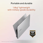 ASUS ExpertBook P1 PM1403CDA-S60200X AMD Ryzen™ 7 170 Laptop 35,6 cm (14") Full HD 16 GB DDR5-SDRAM 512 GB SSD Wi-Fi 6E (802.11ax) Windows 11 Pro Grijs QWERTY US International