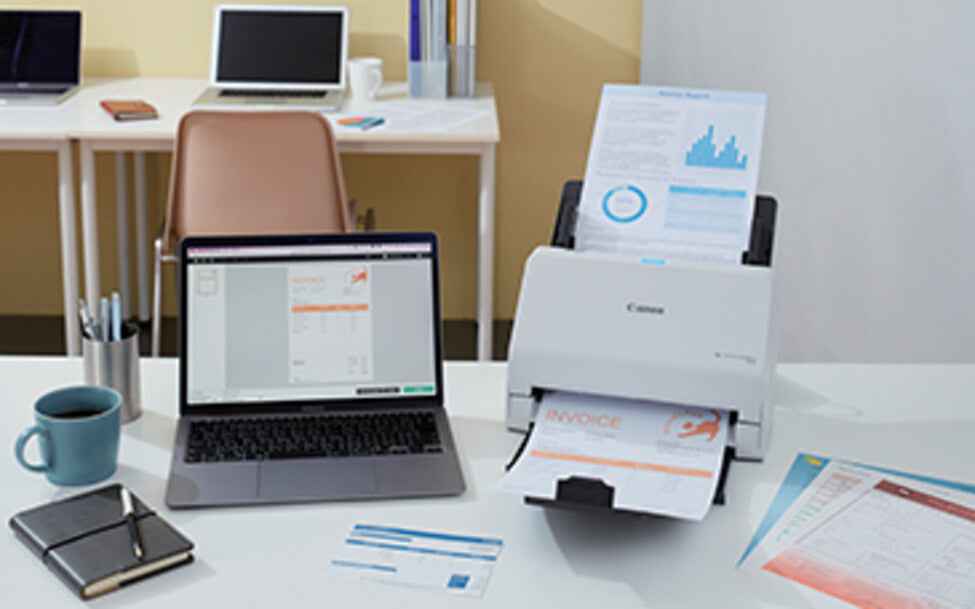 Canon imageFORMULA R30 Scanner met ADF + invoer voor losse vellen 600 x 600 DPI A4 Wit