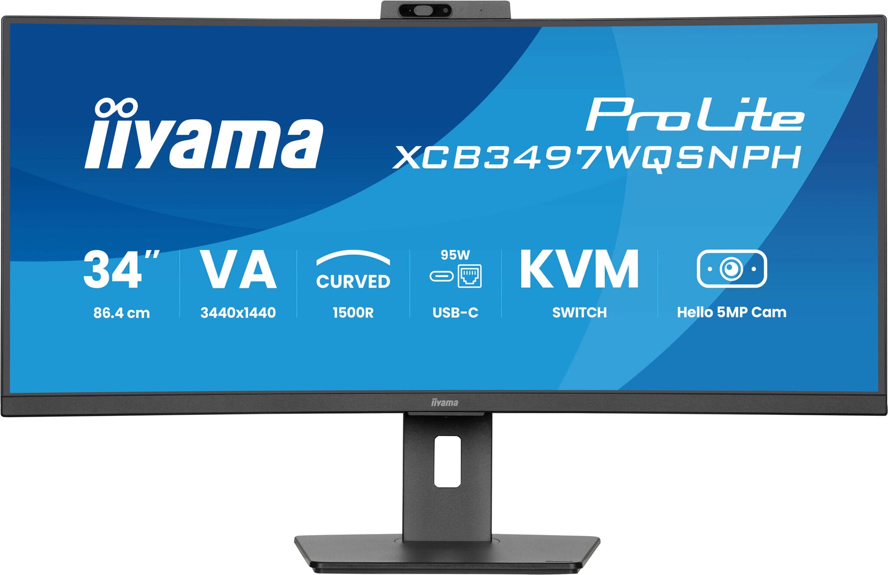 iiyama ProLite XCB3497WQSNPH-B1 computer monitor 86,4 cm (34