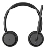 EPOS 1001490 hoofdtelefoon/headset Bedraad en draadloos Hoofdband Kantoor/callcenter USB Type-C Bluetooth Zwart