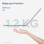 ASUS Zenbook 14 OLED UX3405CA-QD012W Intel Core Ultra 7 255H Laptop 35,6 cm (14") WUXGA 32 GB LPDDR5x-SDRAM 1 TB SSD Wi-Fi 7 (802.11be) Windows 11 Home Nederlands Blauw