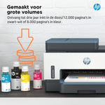 HP Smart Tank 7306 Draadloos All-in-One Kleur Printer, Dubbelzijdig printen; Kopieerapparaat, Scanner