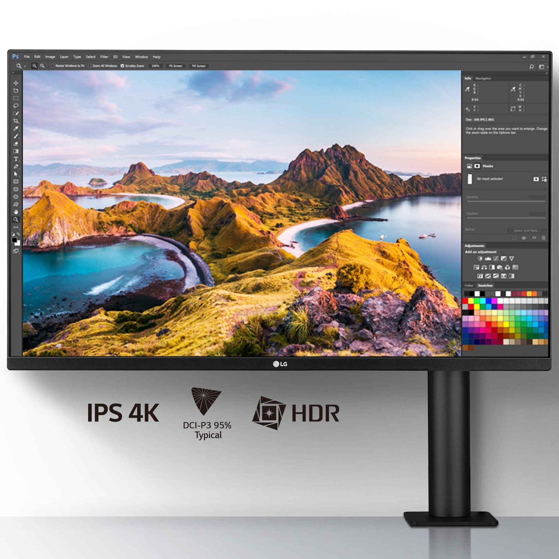 LG 32UN880K-B computer monitor 80 cm (31.5") 3840 x 2160 Pixels 4K Ultra HD LCD Zwart