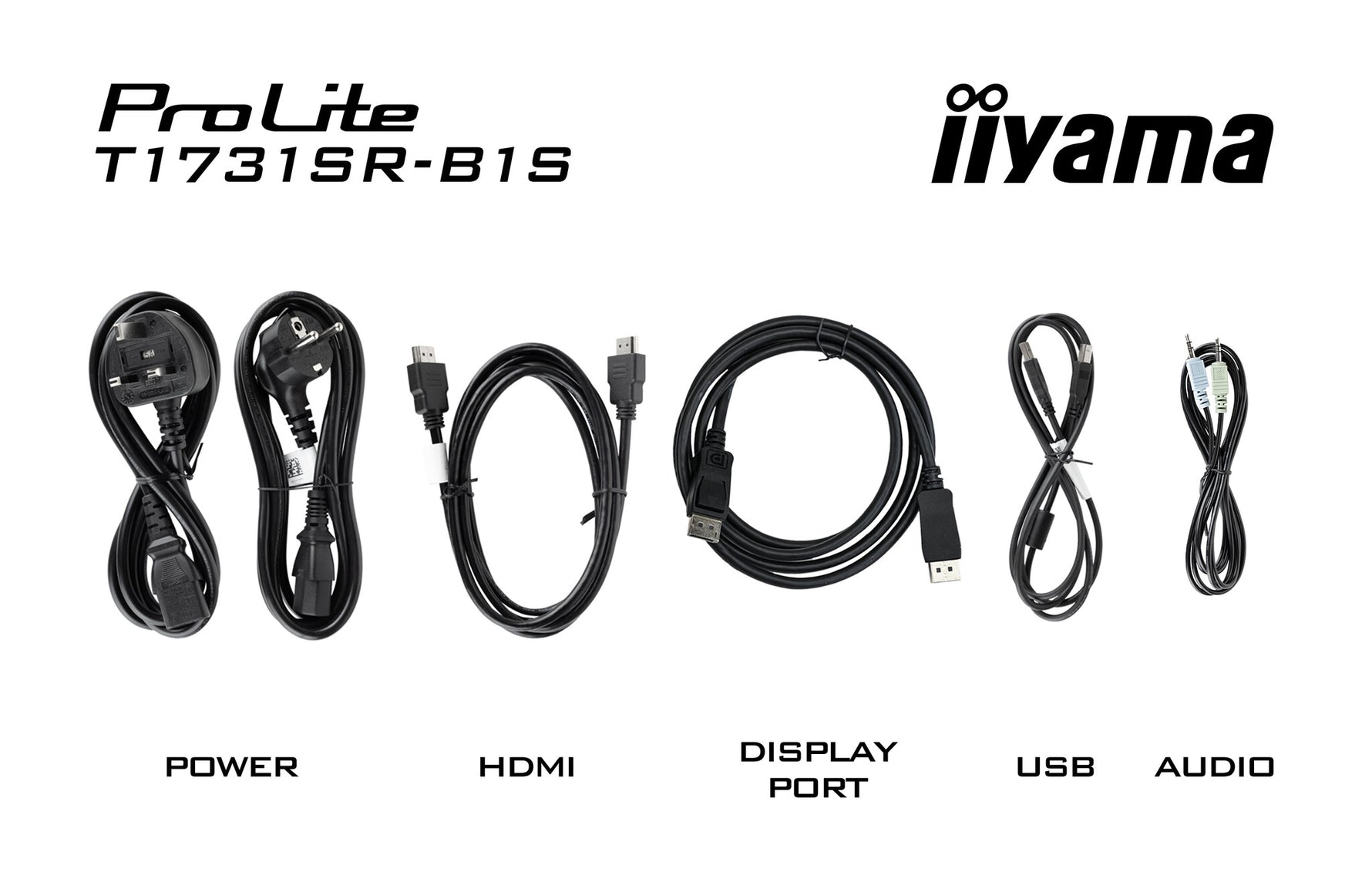 iiyama ProLite T1731SR-B1S computer monitor 43,2 cm (17") 1280 x 1024 Pixels SXGA LCD Touchscreen Zwart